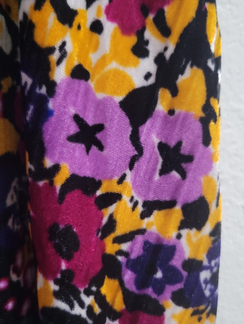 Anthropologie Francie Floral Velvet Mini Dress Size 2 Minor Flaw Multi-Color - Picture 10 of 16